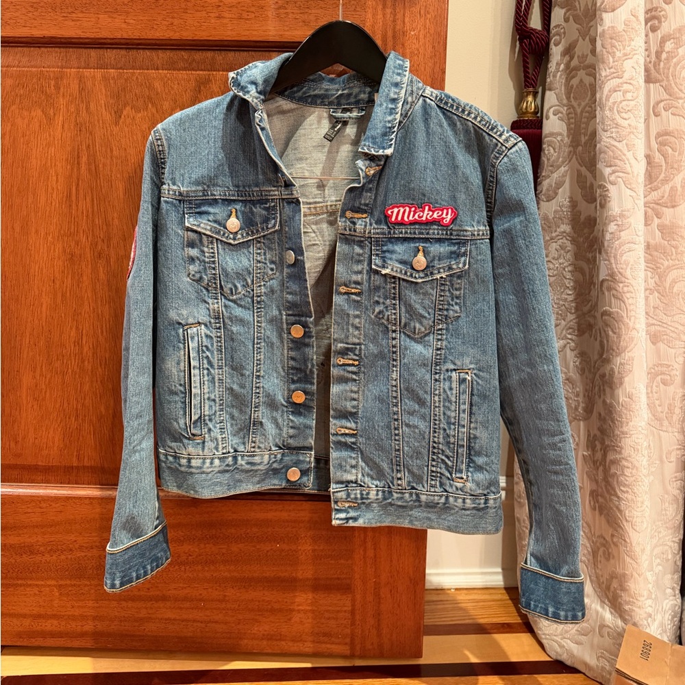 Zara x Disney Denim Jacket with Patches
